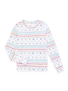 Толстовка Sol Fair Isle для маленьких девочек Sol Angeles