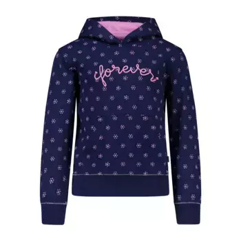Толстовка «СОЛЬ И ПЕРЦ» с капюшоном «Forever», с аппликацией и принтом по всей поверхности Salt And Pepper, цвет blau