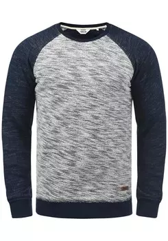Толстовка !Solid Flocker, цвет Navy/mottled grey
