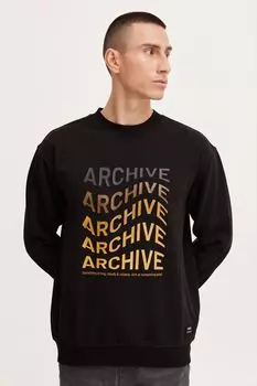 Толстовка !SOLID Rundhalspullover SDDarcio Crew SW 21107289, черный