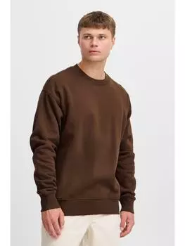 Толстовка !SOLID Rundhalspullover SDLenz Crew SW - 21107419 Sweatshirt mit Rippbund, коричневый