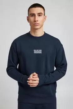 Толстовка !SOLID Stehkragenpullover SDRubio, синий