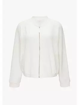 Толстовка sOliver Jacke langarm, кремовый