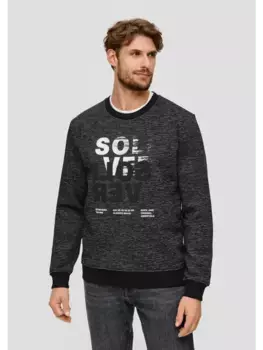 Толстовка sOliver langarm, черный