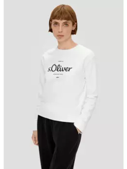 Толстовка sOliver langarm, кремовый