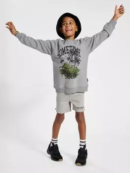 Толстовка Sometime Soon Sweatshirt Stspalm Kinder, цвет GREY MELANGE