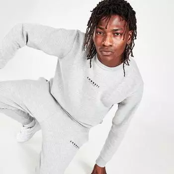 Толстовка Sonneti London с круглым вырезом, серый