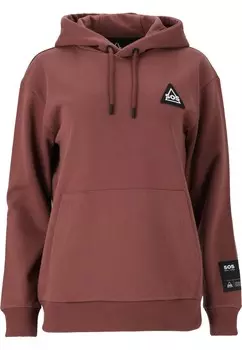 Толстовка Sos, темно-красный