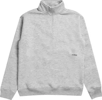 Толстовка Soulland Ken Half Zip Sweatshirt 'Grey Melange', серый