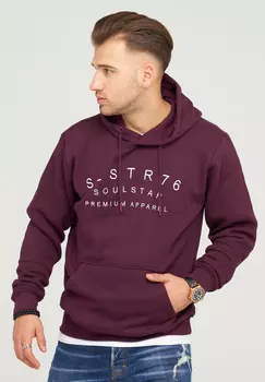 Толстовка SOULSTAR Hoodie NIZZA, бордовый