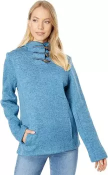 Толстовка Southern Tide Lizzie Fleece Pullover, цвет Heather Blue Ridge