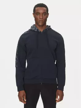Толстовка современного кроя 7M000209 AF12660 UB102 Ea7 Emporio Armani, синий