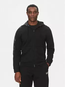 Толстовка современного кроя 7M000209 AF12660 UC001 Ea7 Emporio Armani, черный
