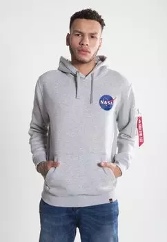 Толстовка Space Shuttle Alpha Industries, цвет grey heather
