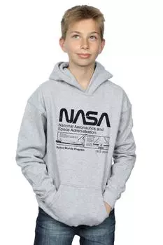 Толстовка «Спейс шаттл» NASA, серый