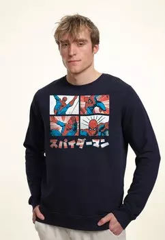 Толстовка SPIDER-MAN CLASSIC COMIC SPIDEY Marvel, темно-синий