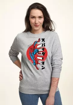Толстовка SPIDER-MAN CLASSIC SPIDEY SENSES Marvel, цвет Mottled Light Grey