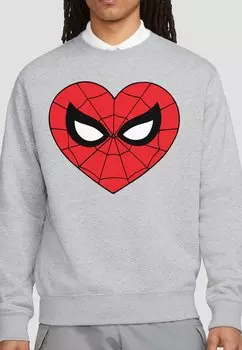 Толстовка SPIDERMAN HEART Marvel, серый