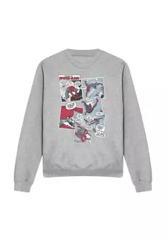 Толстовка SPIDERMAN PANEL COLLAGE-PRINT Marvel, серый