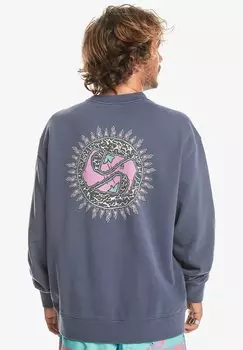 Толстовка SPIN CYCLE CREW Quiksilver, цвет crown blue