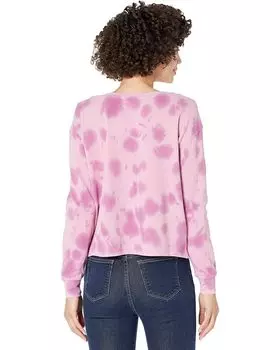 Толстовка Splendid Cloud Tie-Dye Pullover Sweatshirt, цвет Mauve