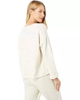 Толстовка Splendid Dolan Textured Nubby Terry Pullover Sweatshirt, цвет Porcelain