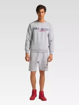 Толстовка сплошная Carlo Colucci, серый