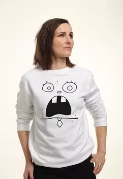 Толстовка SPONGEBOB SQUAREPANTS DOODLEBOB FACE Henry Tiger, белый