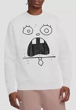 Толстовка SPONGEBOB SQUAREPANTS DOOGLE FACE Cotton Soul, белый