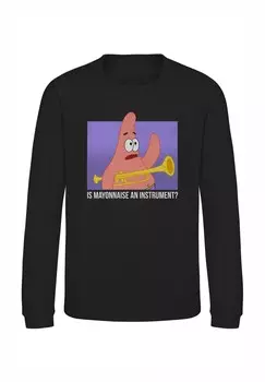 Толстовка SPONGEBOB SQUAREPANTS MAYONNAISE Henry Tiger, черный