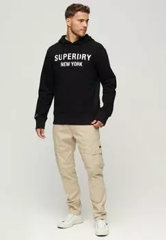 Толстовка SPORT LOOSE Superdry, черный