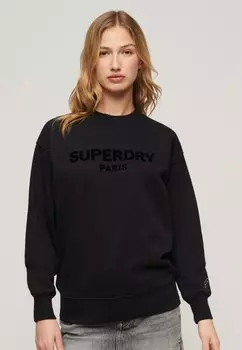 Толстовка SPORT LUXE CREW Superdry, черный