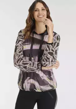 Толстовка Sportalm Kitzbhel с принтом по всей поверхности, черный