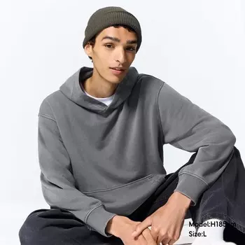 Толстовка спортивная GU с капюшоном, темно-синий