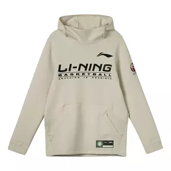 Толстовка спортивные баскетбольные серии cba training sports hoodie Li-Ning, белый