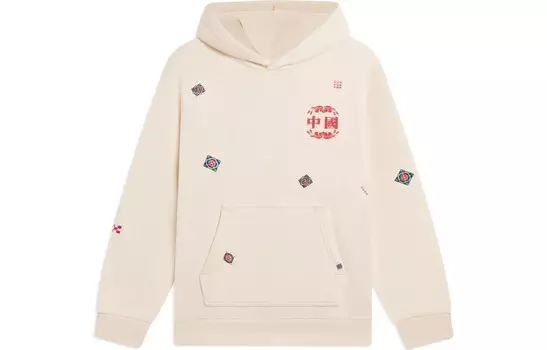 Толстовка Sports Life Collection унисекс белая Lining, белый