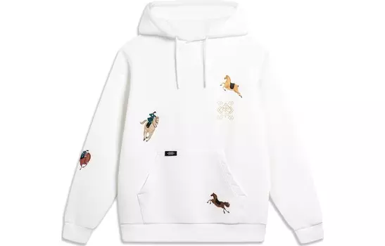 Толстовка Sports Life Collection унисекс белая Lining, белый
