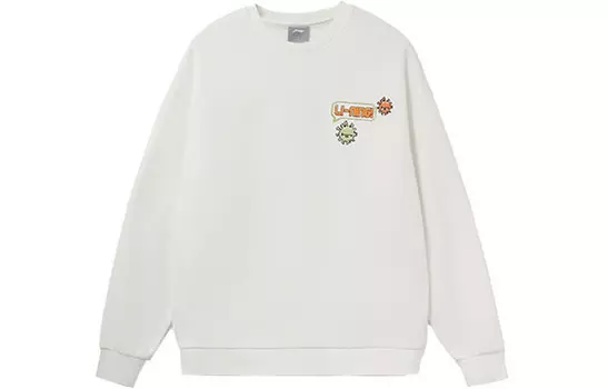 Толстовка Sports Life Collection унисекс белая Lining, белый