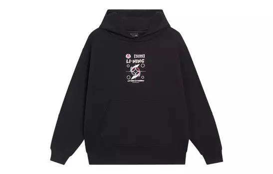 Толстовка Sports Life Collection унисекс, черная Lining, черный