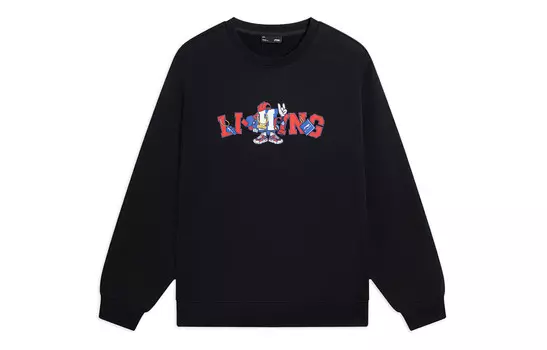 Толстовка Sports Life Collection унисекс, черная Lining, черный