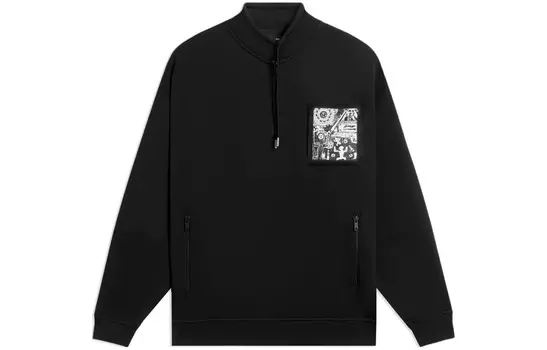 Толстовка Sports Life Collection унисекс, черная Lining, черный