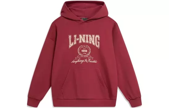 Толстовка Sports Life Collection унисекс красная Lining, красный