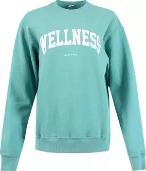 Толстовка Sporty &amp; Rich Wellness Ivy Crewneck 'Faded/Teal', синий