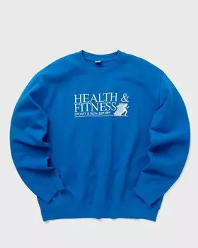 Толстовка Sporty & Rich Fitness Motion Crewneck, цвет royal blue/white