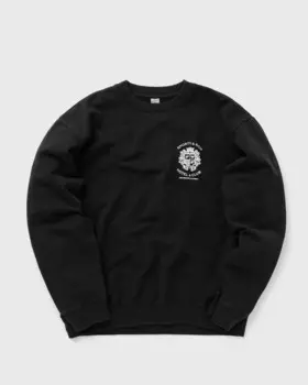 Толстовка Sporty & Rich Hotel Crewneck, черный/белый