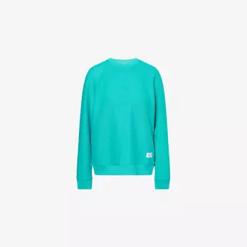 Толстовка Sporty & Rich из хлопкового джерси с круглым вырезом, зеленый