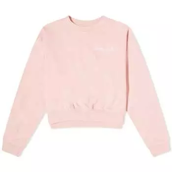 Толстовка Sporty & Rich Syracuse Cropped Crew Sweat, розовый