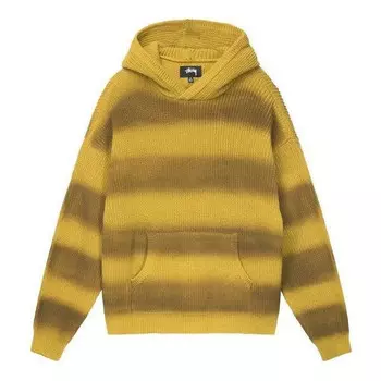 Толстовка spray dyed hoodie 'yellow' Stussy, желтый