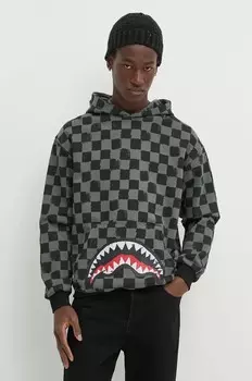 Толстовка Sprayground из хлопка, серый