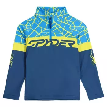Толстовка Spyder Mini Bug half zip, синий